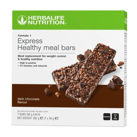 Herbalife Formula 1 Express Healthy Meal Bars Dark Chocolate