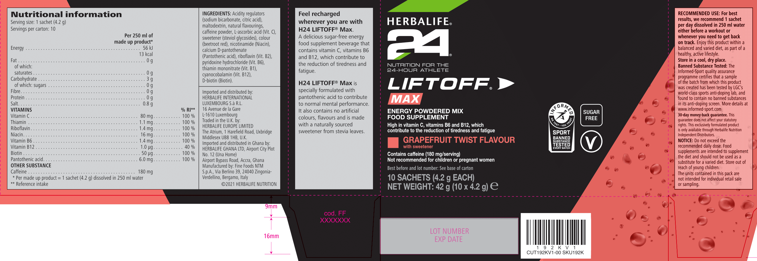 Herbalife24 LiftOff Max Grapefruit Twist - Image 3