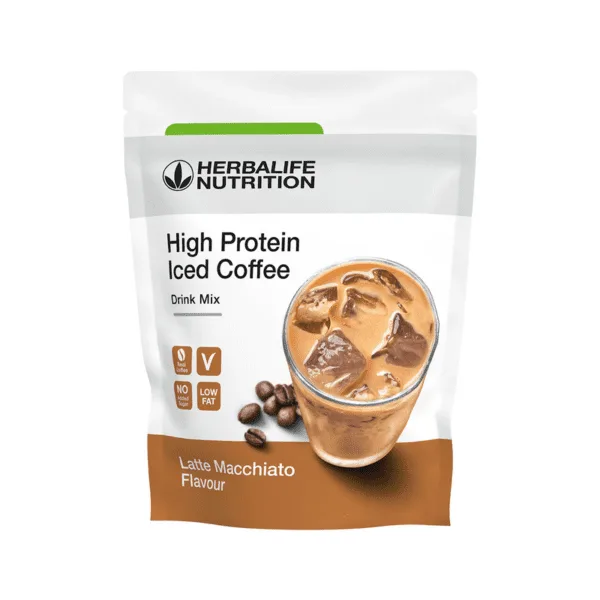 Herbalife High Protein Iced Coffee Latte Macchiato 308g pouch