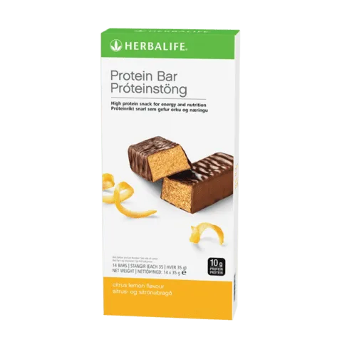 Herbalife Protein Bar Citrus Lemon 14 bars per box