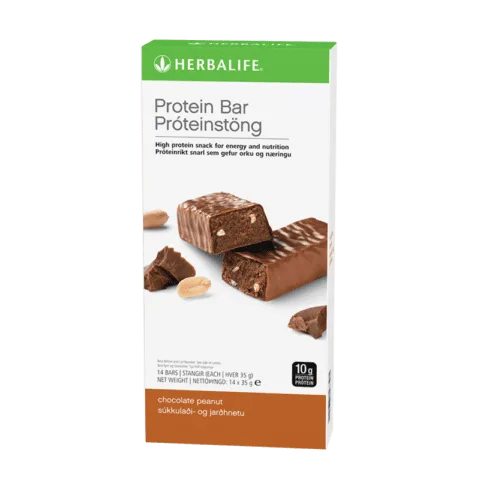 Herbalife Protein Bars Chocolate Peanut 14 bars per box