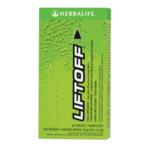 Herbalife LiftOff Effervescent Energy Drink Lemon-lime