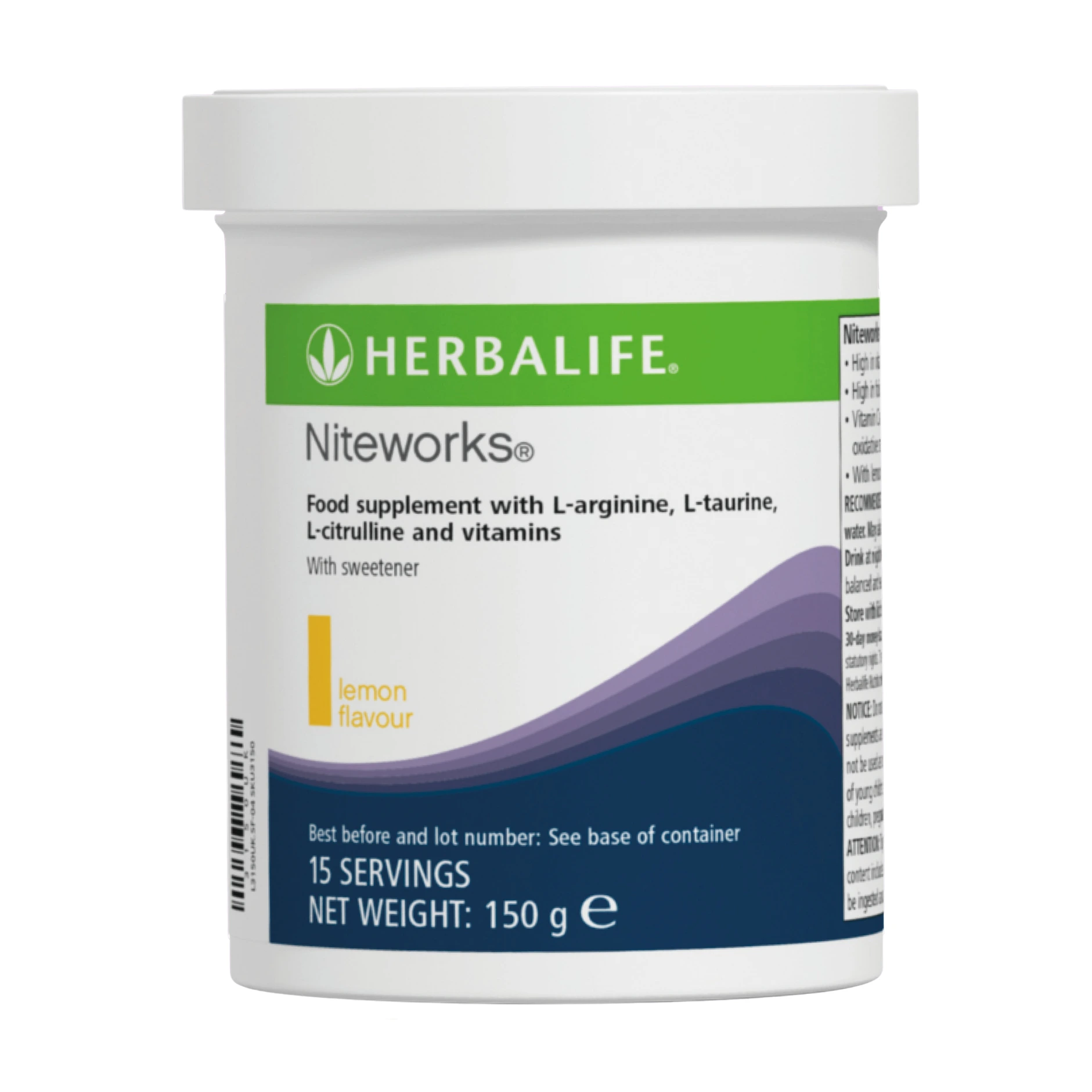 Herbalife Niteworks Lemon Flavour 150g