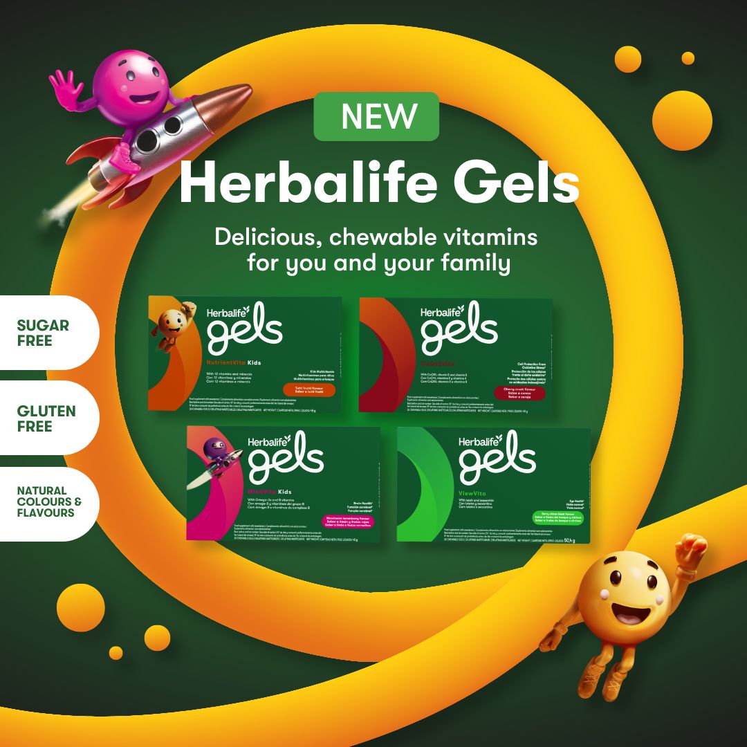 Herbalife Gels range for adults and kids